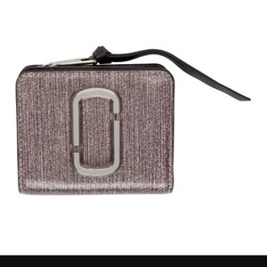 Marc Jacobs Mini Snapshot Compact Wallet - Pink Glitter